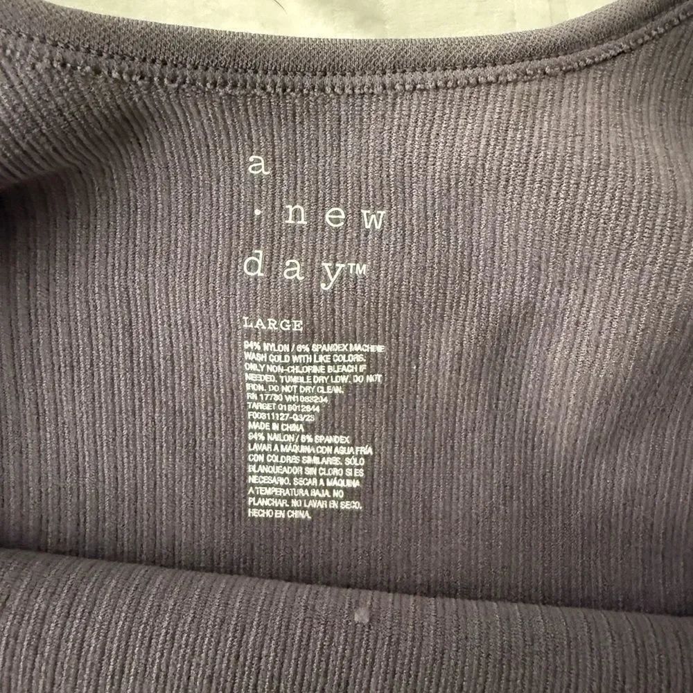 Target Women's Ribbed Tank Top - violet - Picture 3 of 3